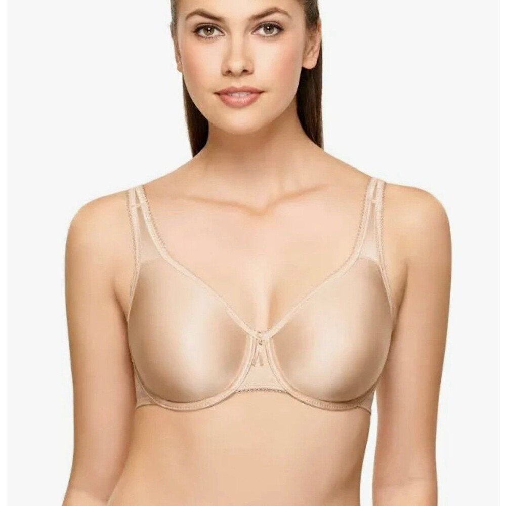 Wacoal Basic Beauty Seamless Underwire Bra Nude Tan 38C 855192
